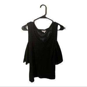 Candies Black Off the Shoulder Blouse